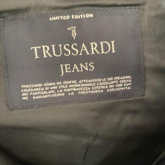 100 % LEATHER  TRUSSARDI  JEANS - Picture 4 of 7